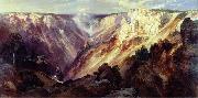 canvas painting by Thomas Moran